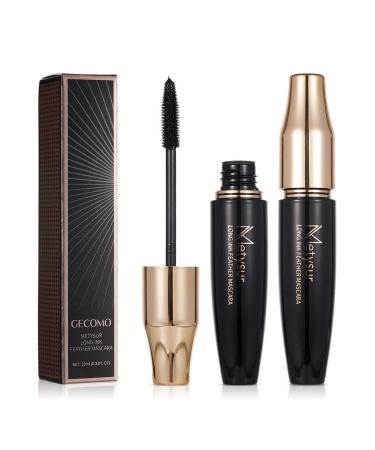GECOMO Black Mascara - Volumizing & Lengthening, Cruelty-Free, Gluten-Free, Conditioning Formula, 0.33 Fl Oz - Classic Black - Buy Online on GoSupps.com