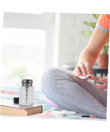  OKUMEYR Push Glass Bottle With Measuring Scales Nail Polish Remover Bottles Nail Polish Remover Pump Nail Polish Remover Glass - Buy Online on GoSupps.com