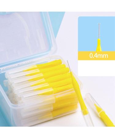 Ultrafine Interdental Brushes - Durable Steel Wire for Braces & Daily Dental Care | Easy Cleaning & Comfortable Handle - Buy Online on GoSupps.com