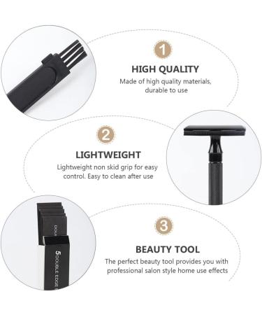 Fomiyes Manual Razor Set - 3 in 1 Ear & Nose Hair Trimmer Butterfly Shaver Barhaarschneider - Precision Grooming for Men & Women - International Shipping - Buy Online on GoSupps.com