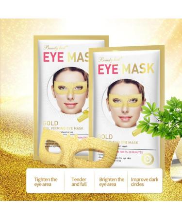 Buy 24K Gold Eye Masks for Puffy Eyes & Dark Circles | Anti-Wrinkle Treatment | Revitalize & Refresh Your Skin - International Shipping - Buy Online on GoSupps.com