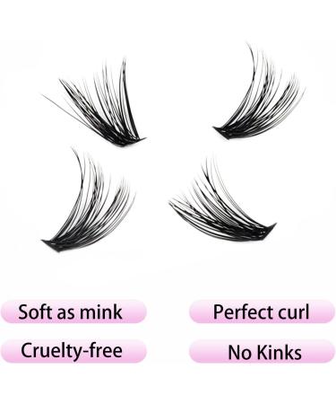 LAUBESS 20D/40D-0.07D Cluster Lashes DIY Extension Kit - 240 pcs Individual False Eyelashes Assortment - Buy Online on GoSupps.com