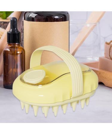 Masseur des cheveux pour la croissance des cheveux purateur du cuir chevelu masseur du cuir chevelu masseur du pour la croissance des cheveux soicine aux poils doux exfoliant pour Yellow - Buy Online on GoSupps.com