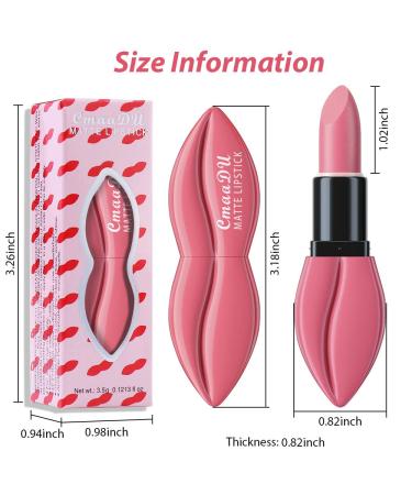Nude Pink Mauve Brown Matte Velvet Lipstick Set - Long Lasting 24 Hours - 3Pcs Pack for Women - Buy Online on GoSupps.com