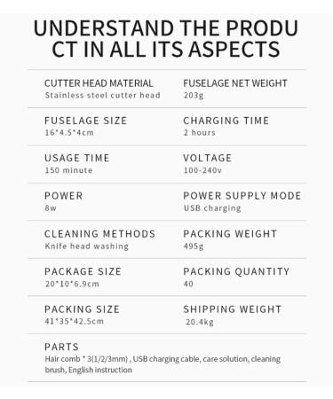 Buy Retro Men's Hair Clippers - Electric Fine-Tuning Haircut & Shaving Tool (Orange) for Home Use - International Shipping Available - Buy Online on GoSupps.com