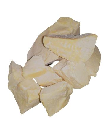 Cocoa Butter Chips Flakes - 4 lb | Sealed PP Square Pail | Resealable Lid | Microwave & Freezer Safe - Buy Online on GoSupps.com