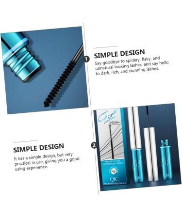 SOESFOUFU 2pcs Extra Fine Mascara Lash Mascara Lady Mascara Waterproof Mascara Curling Mascara :  - Buy Online on GoSupps.com