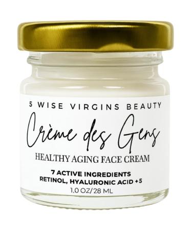 Cr me des Gens Healthy Aging Retinol Cream with Hyaluronic Acid Niacinamide & Ceramides Smooths Wrinkles & Fine Lines Affordable Simplified Skincare Fragrance-Free 1 Oz