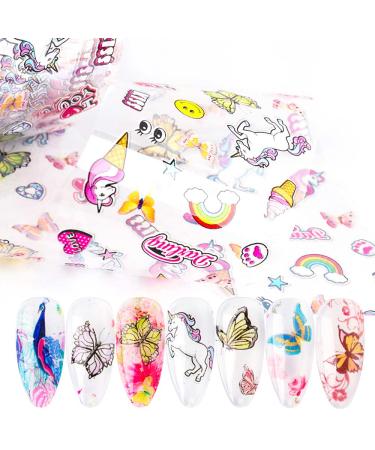 CHANGAR Sunflower & Floral Nail Art Foil Stickers - Spring DIY Designs for Women & Girls - Buy Online on GoSupps.com