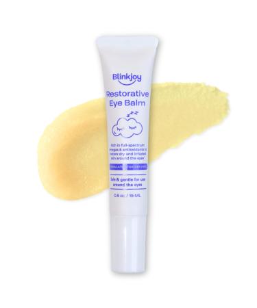 Blinkjoy Restorative Under Eye Balm Anti-Aging Moisturizing Eye Balm with Omegas to Reduce Dryness & Fine Lines Optometrist & Dermatologist Recommended Fragrance-Free