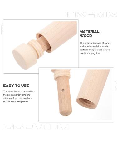 Healifty Refillable Wood Nasal Inhaler for Aromatherapy - Fragrance Sniffing Tubes - Buy Online on GoSupps.com