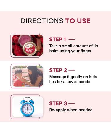 Natural Beetroot Lip Balm for Kids | Nourish & Protect Dry Chapped Lips | 8g Infused with Yashti Ghrit - Buy Online on GoSupps.com