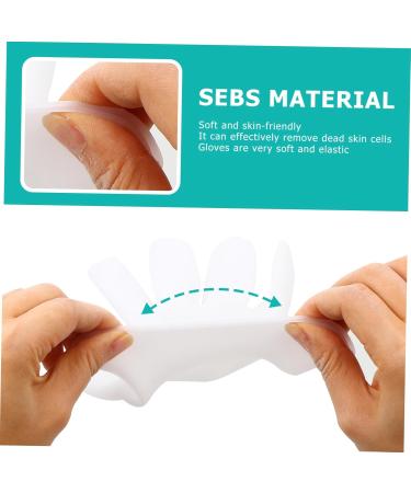 minkissy 1 Pair Moisturizing Gloves Hands Beauty Masks Moisturizing Gel Gloves Moisturizing Finger Gloves Moisturizing Mittens Moisture Gloves Overnight White Gloves Miss Sebs Water Proof 21.5X11.5cm - Buy Online on GoSupps.com