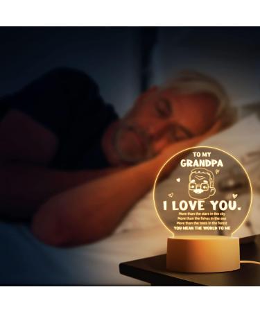 Vetbuosa Grandad Night Light - Best Birthday & I Love You Gifts for Grandfather - Buy Online on GoSupps.com