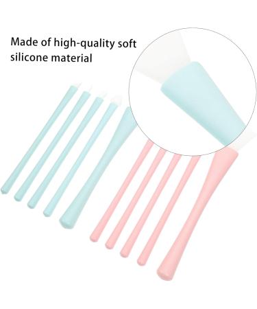 FRCOLOR Liner Brush 2 Sets Silicone Makeup Brush Mask Applicator Makeup Silicone Makeup Applicator Eye Makeup Lip Applicator Eye Makeup Applicator Eyes Silica Gel Liner - Buy Online on GoSupps.com