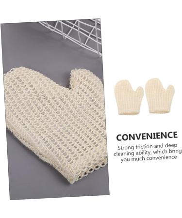 Beavorty 2pcs Scrub Gloves - Bath Mitts and Towels for Shower and Bathroom Cleaning - Buy Online on GoSupps.com