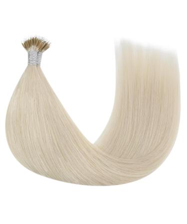 Youngsee Nano Ring Hair Extensions - 45cm Platinum Blonde Real Hair 50g Premium Quality #60A - Buy Online on GoSupps.com
