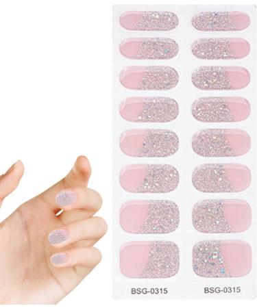 Semi-Cured Nail Wraps Natural Gloss Gel Nail Strips | Adhesive Nail Polish Strips Fingernail Manicure Stickers Salon-Quality Finish Easy Application - Buy Online on GoSupps.com