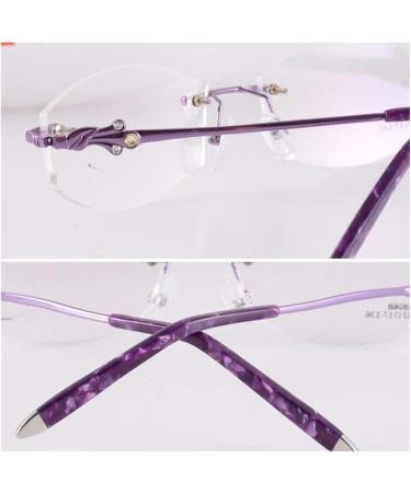 Ranara Replacement Glasses End Tips - Metal Brackets & Nose Bridge for Borderless 1-Hole Frames | Purple Spare Parts - Buy Online on GoSupps.com