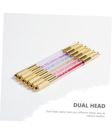 Angoily Embroidery Pencil Eyebrow Pencil Rhinestones Makeup Pen 1 count (Pack of 1) Pink - Buy Online on GoSupps.com