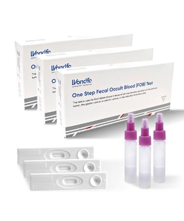 Wondfo Darmest quick test fob self -test x 3 for intestinal health complete intestinal provision set for the early detection of occult blood in the stool