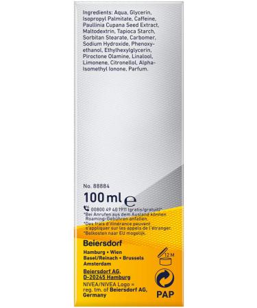Nivea Men Active Energy After Shave Balsam (100 ml) | Revitalizing Skin Care with Caffeine | 100% Natural | Perfect for Post-Shave Relaxation - Buy Online on GoSupps.com