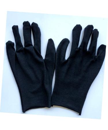 Ipetboom 36 Pairs Cotton Gloves Working Gloves Breathable Gloves Wear-resistant Gloves Black Gloves Anti-ligation Gloves Comfortable Gloves Non-slip Lotion Lining Man Work Clothes - Buy Online on GoSupps.com