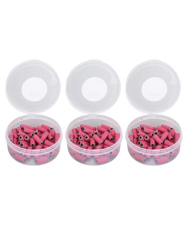 Nail Art Sanding Bands Box Grinding Bands Sand for Cap Manicure for Mini Head Small Size Boxed Miniature Nail Tool Sterilizers (Rose Red) - Buy Online on GoSupps.com