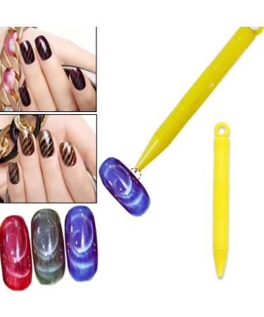JOCXZI 6 Pcs Magnetic Pen & 3D Magnet Stick Set for Cat Eye Gel Nail Art DIY - Buy Online on GoSupps.com