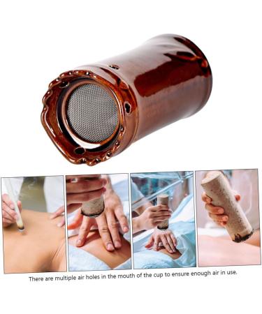 Buy Portable Ceramic Moxibustion Pot - MOXA Burner for Face Massage | Moxbrenner & Moxibustion Tools - International Shipping Available - Buy Online on GoSupps.com