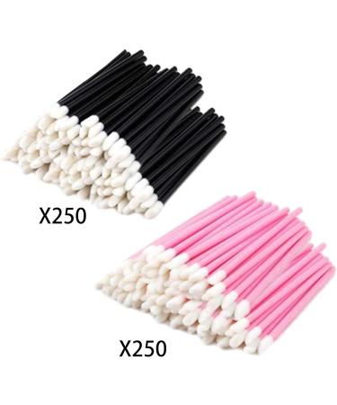 500 Pcs Disposable Lip Brushes & Wands Set Ergonomic Makeup Applicators for Lipstick - Buy Online on GoSupps.com