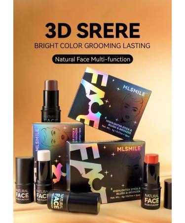  PCC PTYXIS Set of 3 face contour sticks contour stick with highlighter bronzer and blush easy to apply with buildable coverage long-lasting (#11 40 g) - Buy Online on GoSupps.com