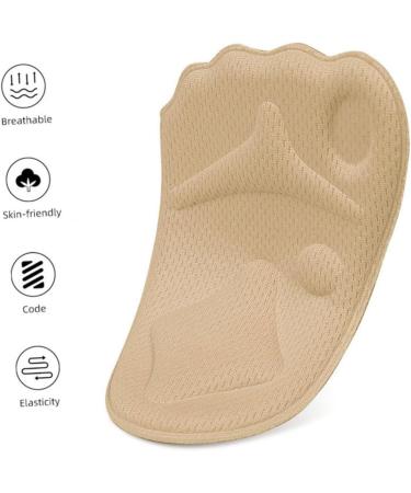 12 Pairs Anti-Skid Forefoot Pads | Invisible Half Insoles for High Heels - Shoe Adhesive Pads for Comfort & Support - Buy Online on GoSupps.com