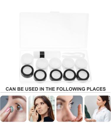 Exceart 5 Series Contact Lens Organizer - Duplex Care Box for Travel - Mini Lens Container in ABS Medical Plastic - Buy Online on GoSupps.com