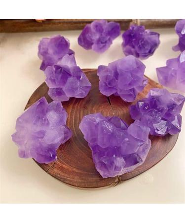 Natural Crystal Rough Specimen Natural Amethysts Crystal Stones Reiki Fish Tank Home Decoration FengshuiStone Crystal (Size : 50G) - Buy Online on GoSupps.com