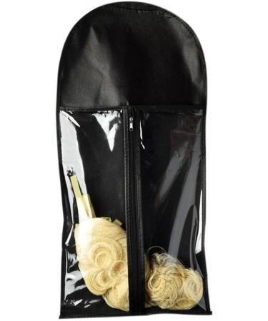 Premium Black Hair Extension Packaging Bag | Wig Storage for Strands & Extensions Durable Stylish & International Shipping - Buy Online on GoSupps.com