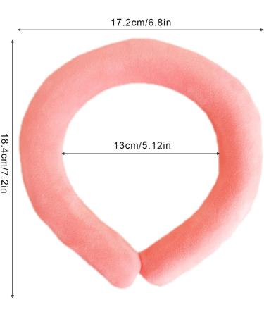 Shop Rosixehird Ergonomic Neck Heating Collar - Comfortable Leak-Proof Reusable Neck Warmer for Winter Sports & Walking - Pink - Buy Online on GoSupps.com