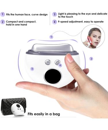 SHTALHST 4-in-1 Portable Red Light Therapy Electric Gua Sha Facial Tools for Women - 9-Level Heated Face & Neck Massager - Buy Online on GoSupps.com