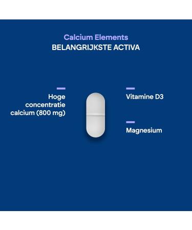 Calcium Magnesium Vitamin D 800mg Calcium Carbonate Bones Teeth and Muscles Calcium Supplement with Magnesium and Cholecalciferol 90 Vegan Tablets Calcium Elements Nutralie - Buy Online on GoSupps.com