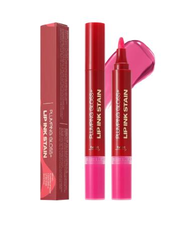 Lip Oil And Lip Liner SetTinted Lip Gloss Firming Oil Set for Women Moisturizing Makeup Cosmetics For Women And Girls 1