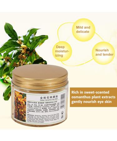 Golden Osmanthus Eye Mask - 80pcs Moisturizing Patches for Dark Circles Wrinkles & Eye Care - Buy Online on GoSupps.com