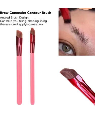 Foldable Angled Eyebrow Hairline Brush Cleaner with Portable Makeup Brush Cleaning Bowl Silicone Multifunctional Mat for Residue Oil and Dirt Removal - Buy Online on GoSupps.com