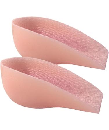 Beaupretty Unisex Invisible Heightening Insoles - Translucent Heel Pads for Men & Women | Height Increase Cushions - Pink 11x1.5cm - Shop Internationally - Buy Online on GoSupps.com