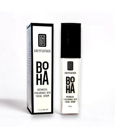 Greyfeather Hyaluronic Acid Serum For Face Ultimate Hydrating Serum Infused With Vitamin C And Niacinamide To Soften Skin Reduce Wrinkles Hydrate And Plump Skin And Improve The Signs Of Aging