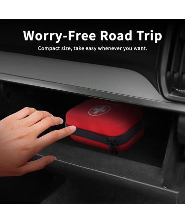 263pcs Waterproof Home Car First Aid Kit - Essential for Camping, Travel, Office, Boat, Sports, Businesses, Hiking - Emergency Survival (PUMIER) - Buy Online on GoSupps.com