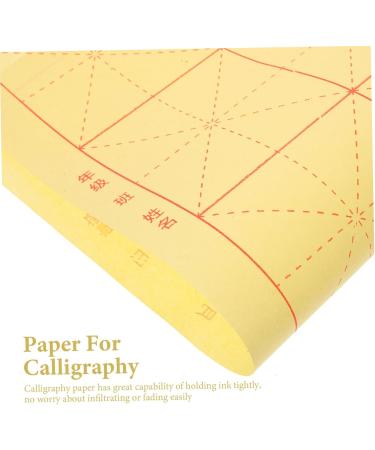 NUOBESTY 90 Sheets Raw Paper Rice Paper Durable Paper Calligraphy Paper for Beginners Art Supplies Major - Buy Online on GoSupps.com