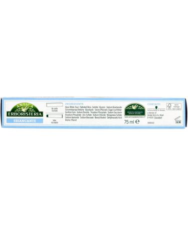 Antica Erboristeria Whitening Toothpaste with Naturally Originated Ingredients With Sage and Mint 2 Pieces x 75ml 150ml - Buy Online on GoSupps.com
