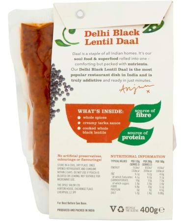 The Spice Tailor Pack of 6 Delhi Black Lentils + 1 Punjabi Chickpea Masala + 1 Spicy Tarka Daal + 2 Classic Tarka Daal Lentils + 1 Bengali Coconut Lentil Daal - Buy Online on GoSupps.com