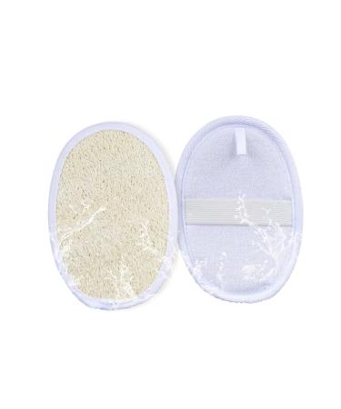 FRCOLOR 2pcs Loofah Sponge Scrubber Loofah Sponge Exfoliator Exfoliating Loofah Sponge Pads