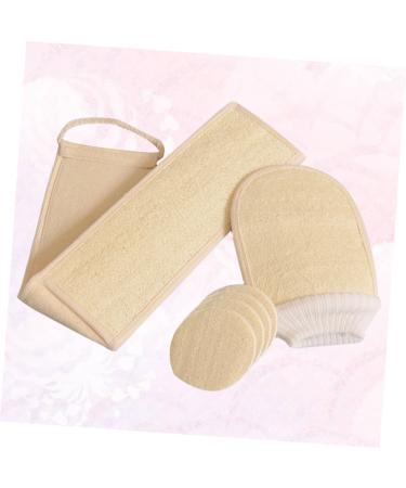 FRCOLOR 6pcs Cleaning Gloves & Loofah Sponge Set - Exfoliating Bath Scrubber & Shower Towel for Ultimate Skincare - Buy Online on GoSupps.com